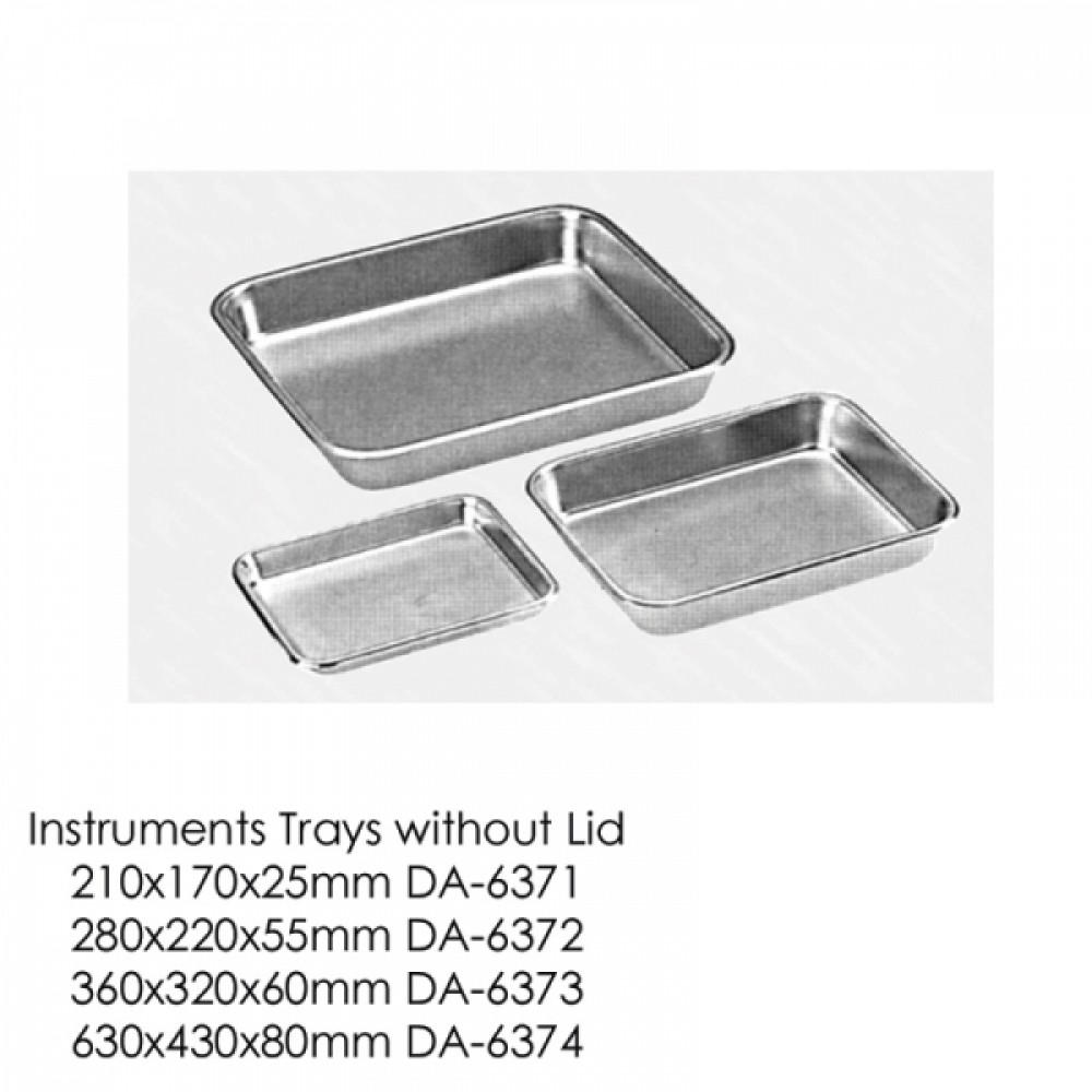 Instruments Trays without Lid